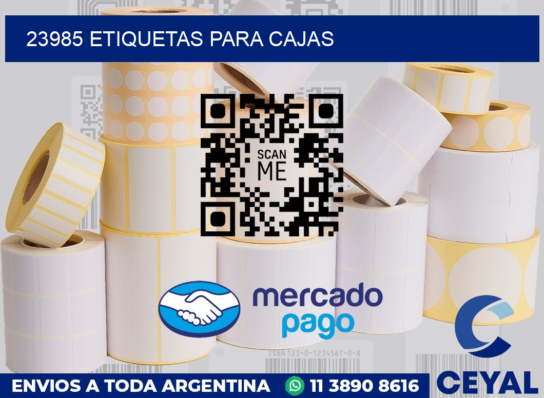 23985 etiquetas para cajas