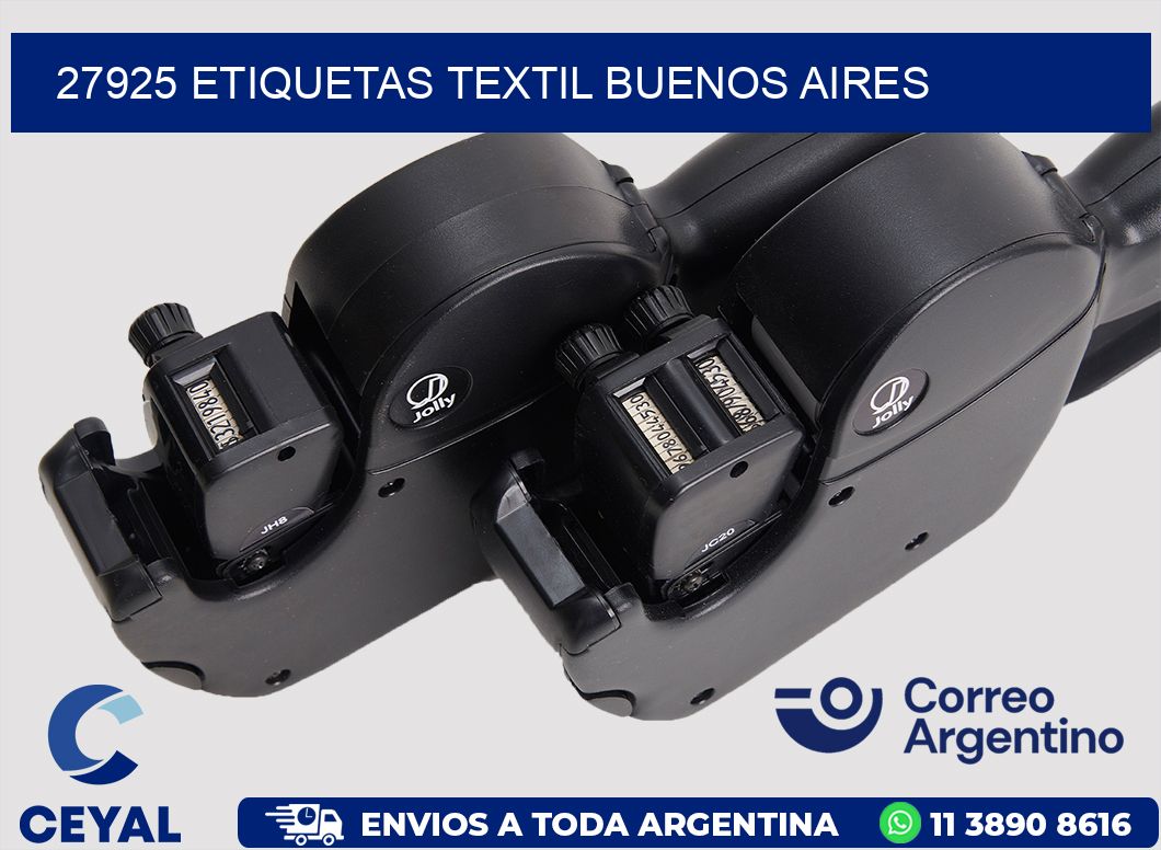 27925 etiquetas textil buenos aires