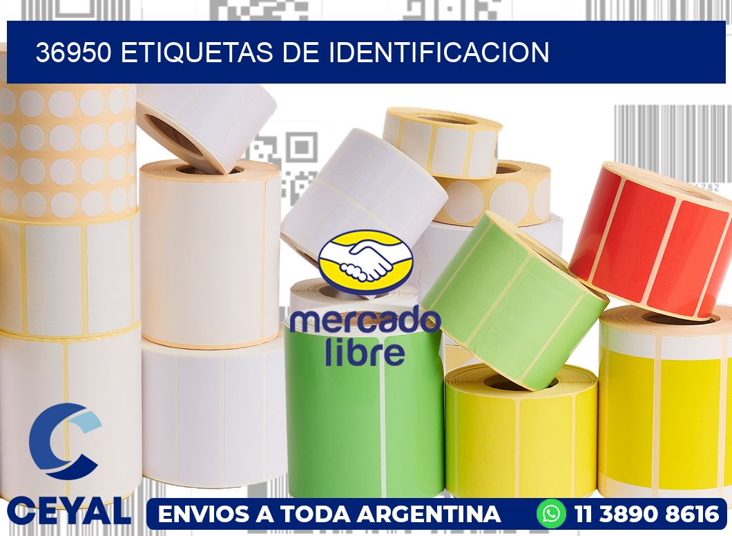 36950 Etiquetas de identificacion