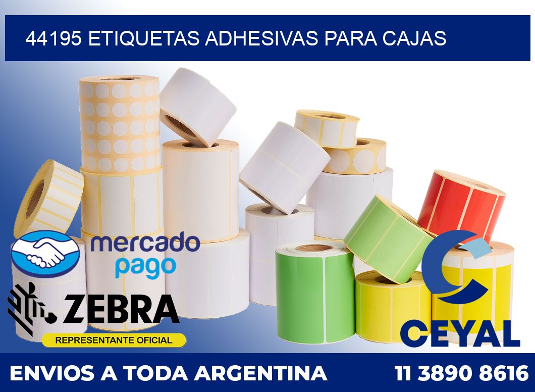 44195 Etiquetas adhesivas para cajas