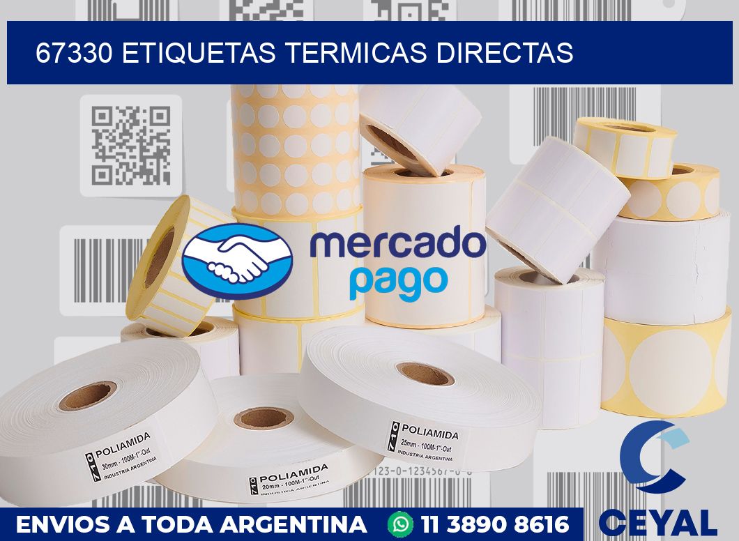 67330 Etiquetas termicas directas