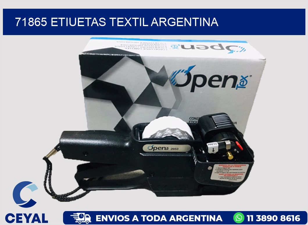 71865 etiuetas textil argentina