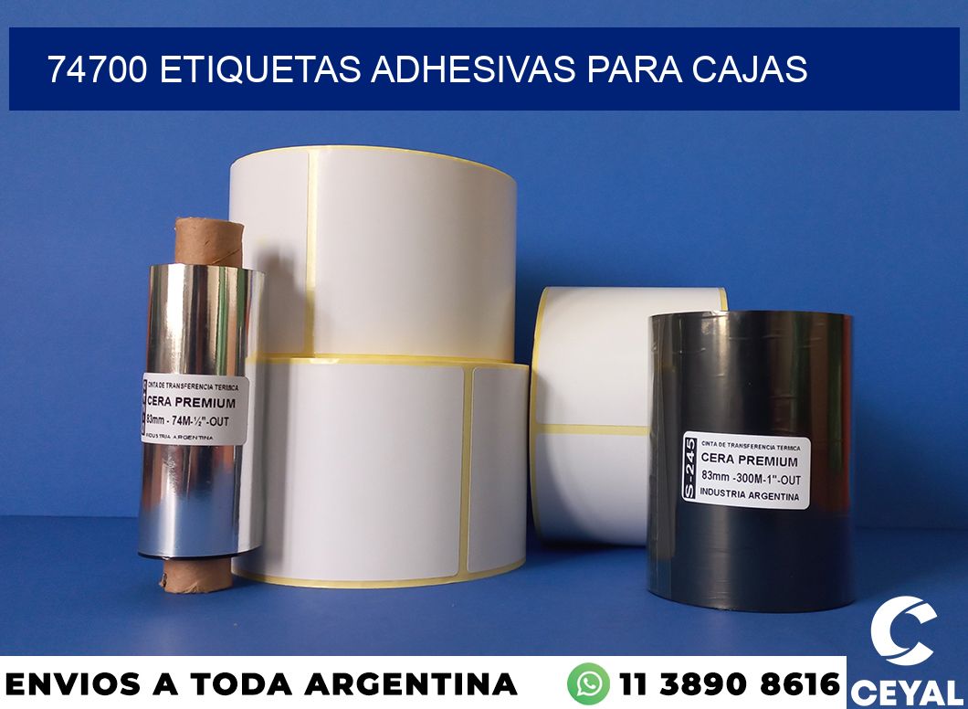 74700 etiquetas adhesivas para cajas