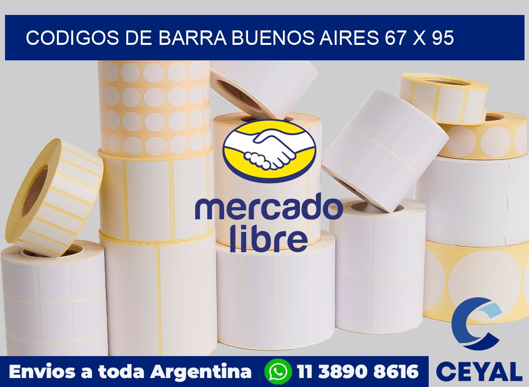 Codigos de barra Buenos Aires 67 x 95