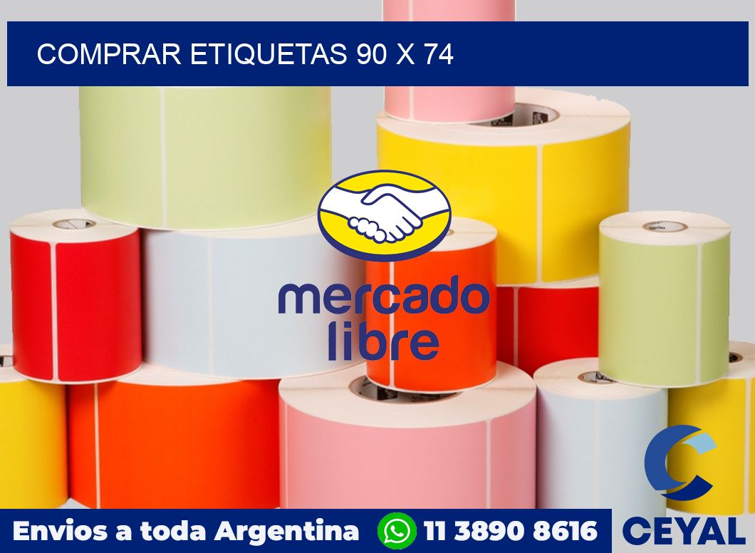 Comprar etiquetas 90 x 74