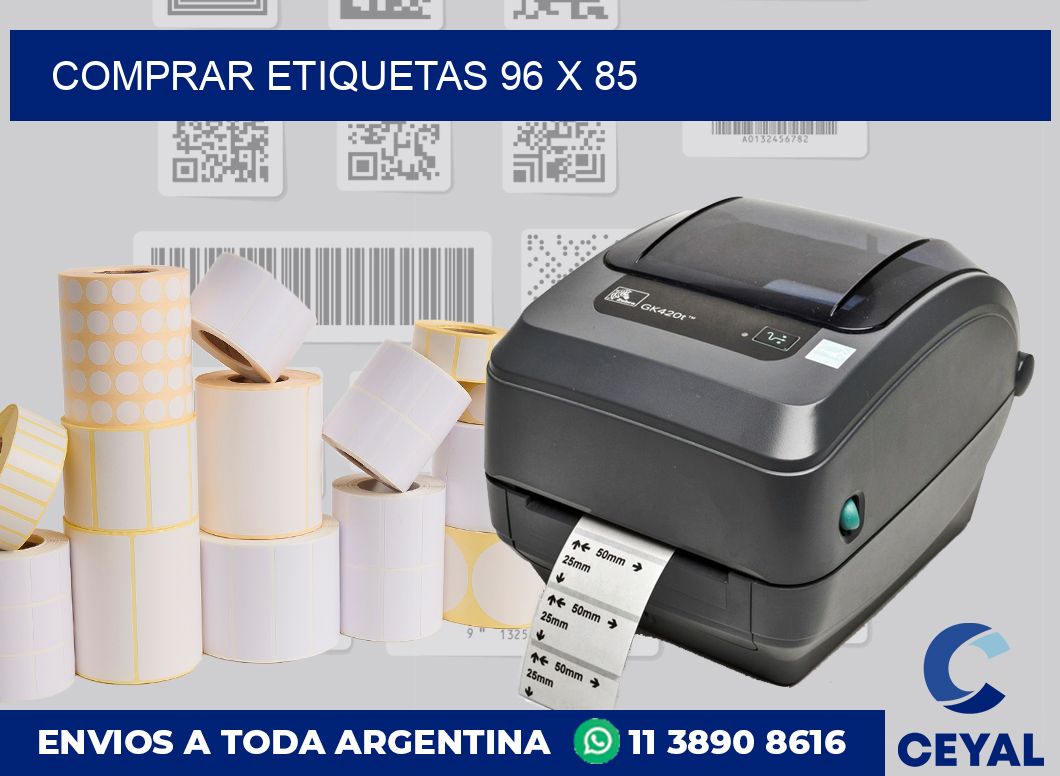 Comprar etiquetas 96 x 85