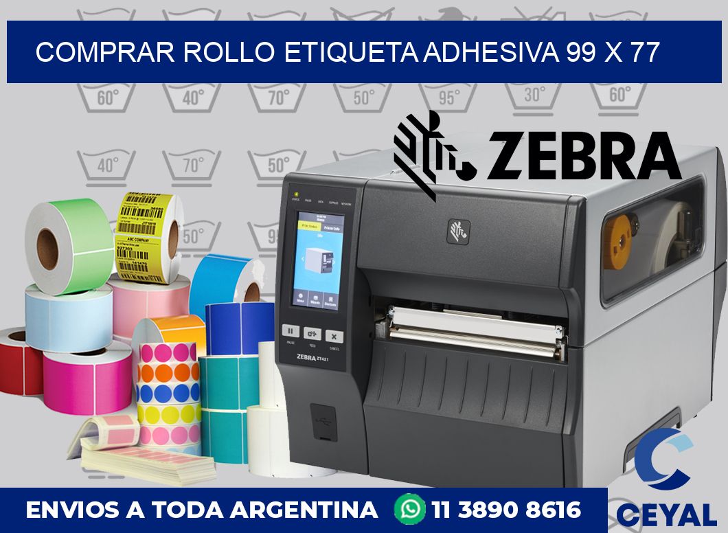 Comprar rollo etiqueta adhesiva 99 x 77