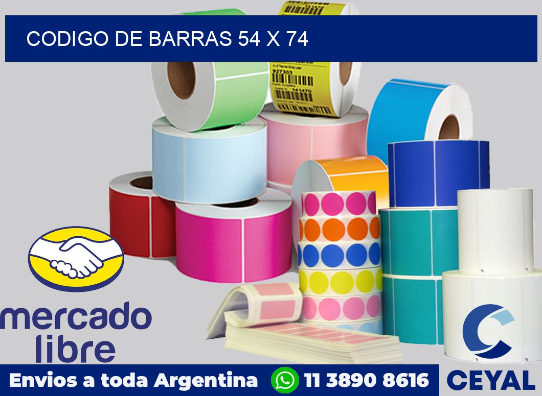 codigo de barras 54 x 74