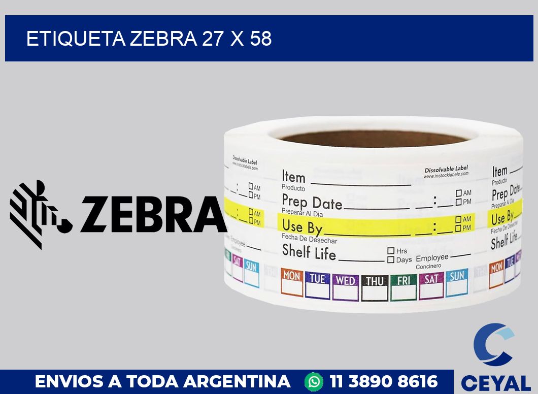 etiqueta zebra 27 x 58