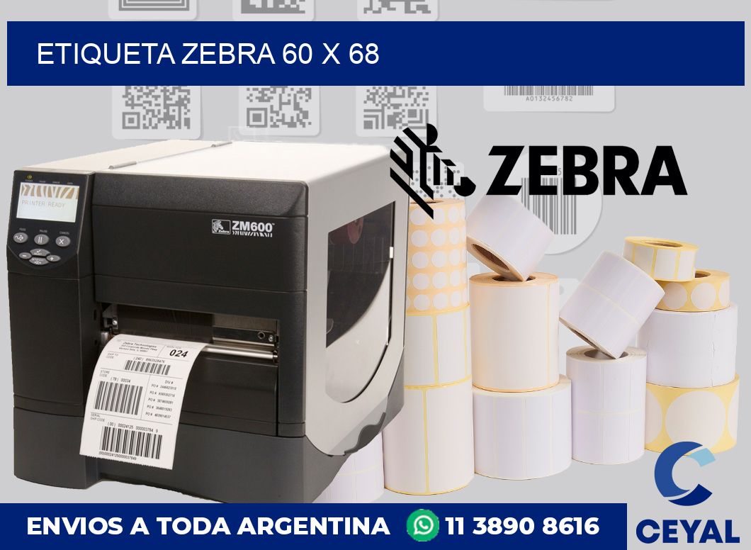 etiqueta zebra 60 x 68