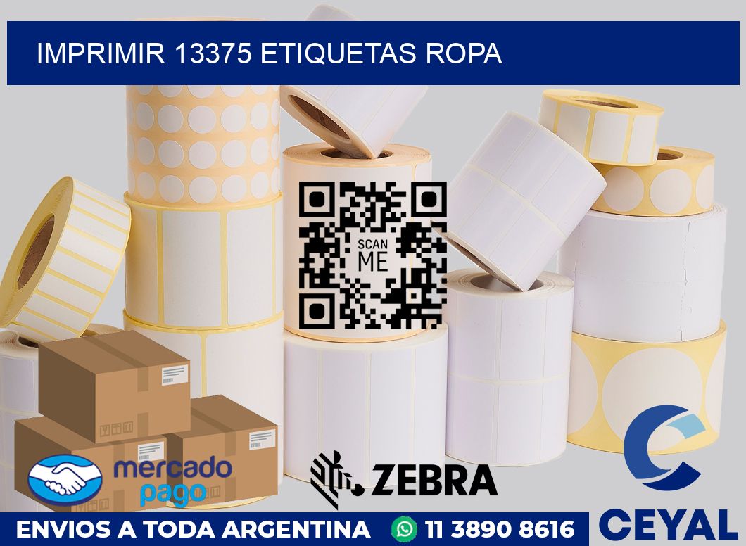 imprimir 13375 etiquetas ropa