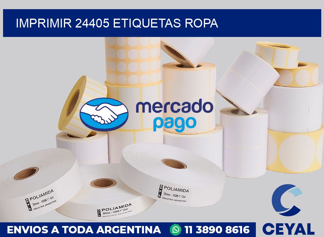 imprimir 24405 etiquetas ropa