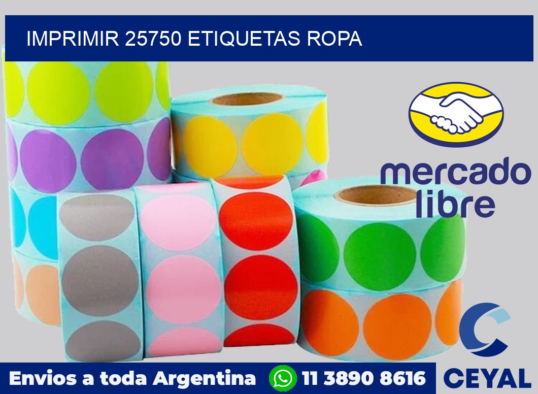 imprimir 25750 etiquetas ropa