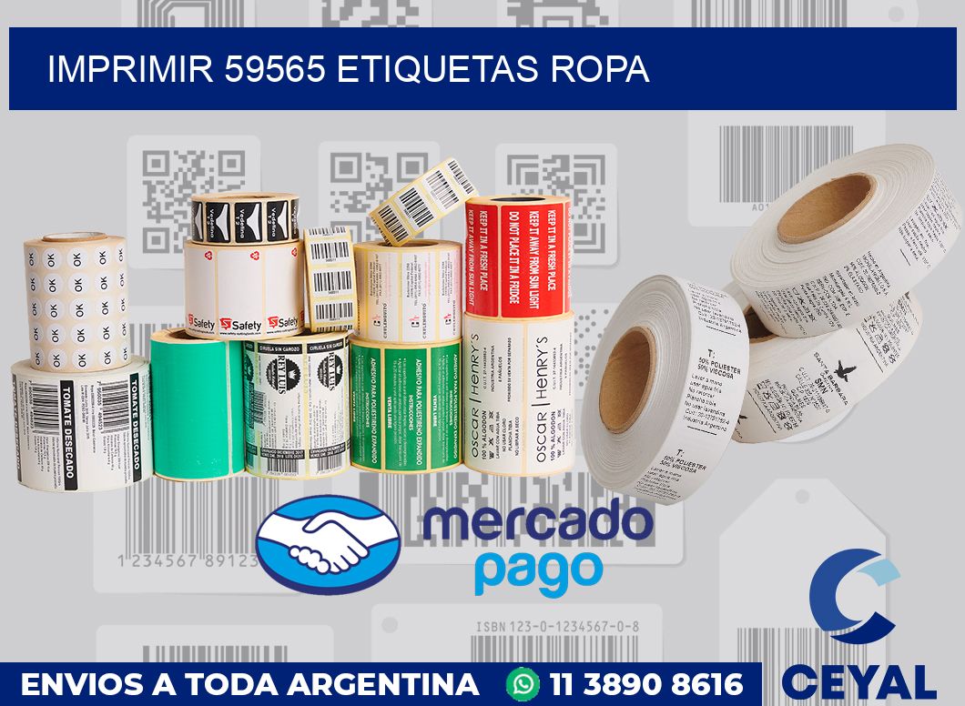 imprimir 59565 etiquetas ropa