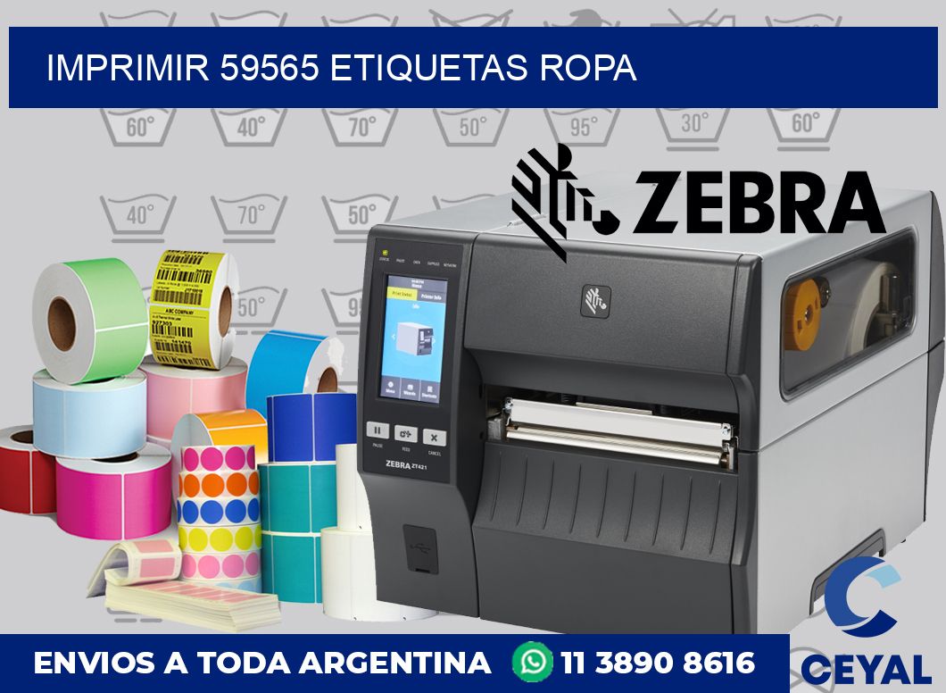 imprimir 59565 etiquetas ropa