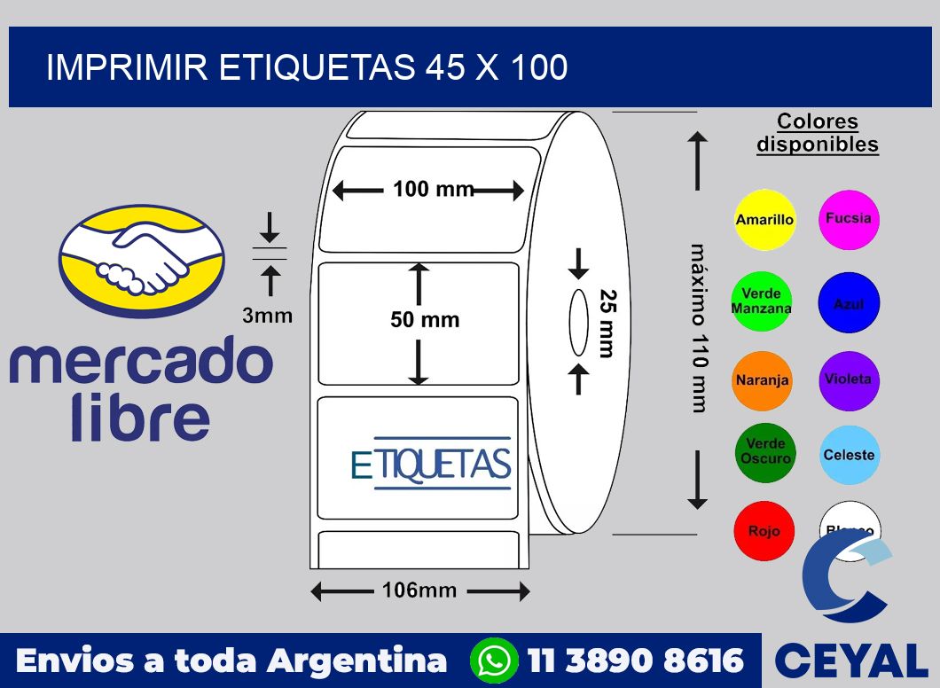 imprimir etiquetas 45 x 100