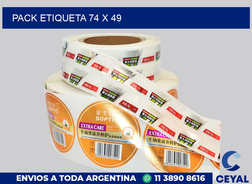 pack etiqueta 74 x 49