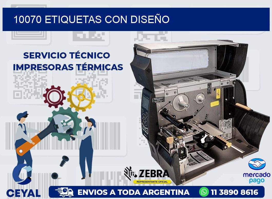 10070 ETIQUETAS CON DISEÑO