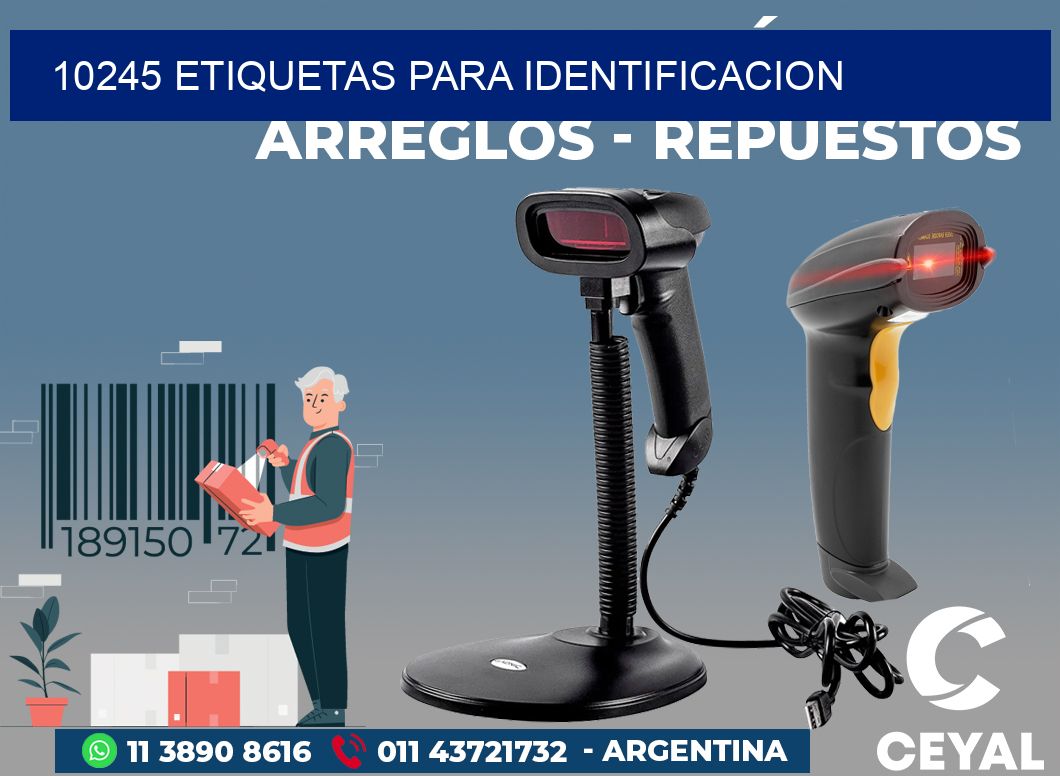 10245 ETIQUETAS PARA IDENTIFICACION