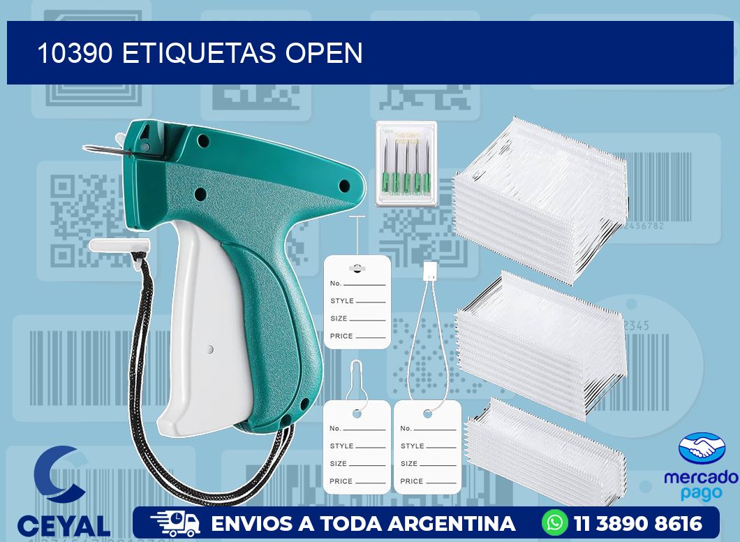 10390 ETIQUETAS OPEN