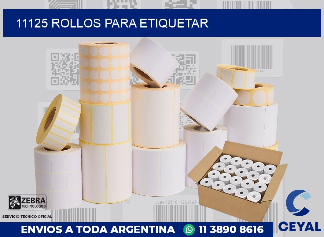 11125 ROLLOS PARA ETIQUETAR