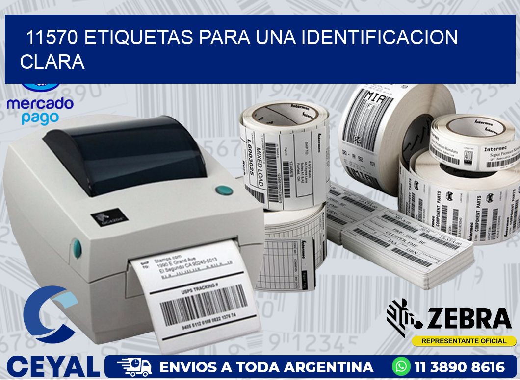 11570 ETIQUETAS PARA UNA IDENTIFICACION CLARA