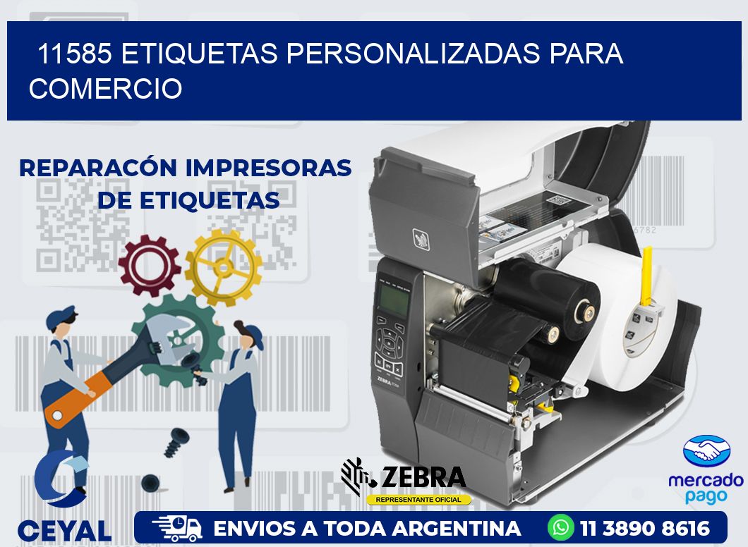 11585 ETIQUETAS PERSONALIZADAS PARA COMERCIO