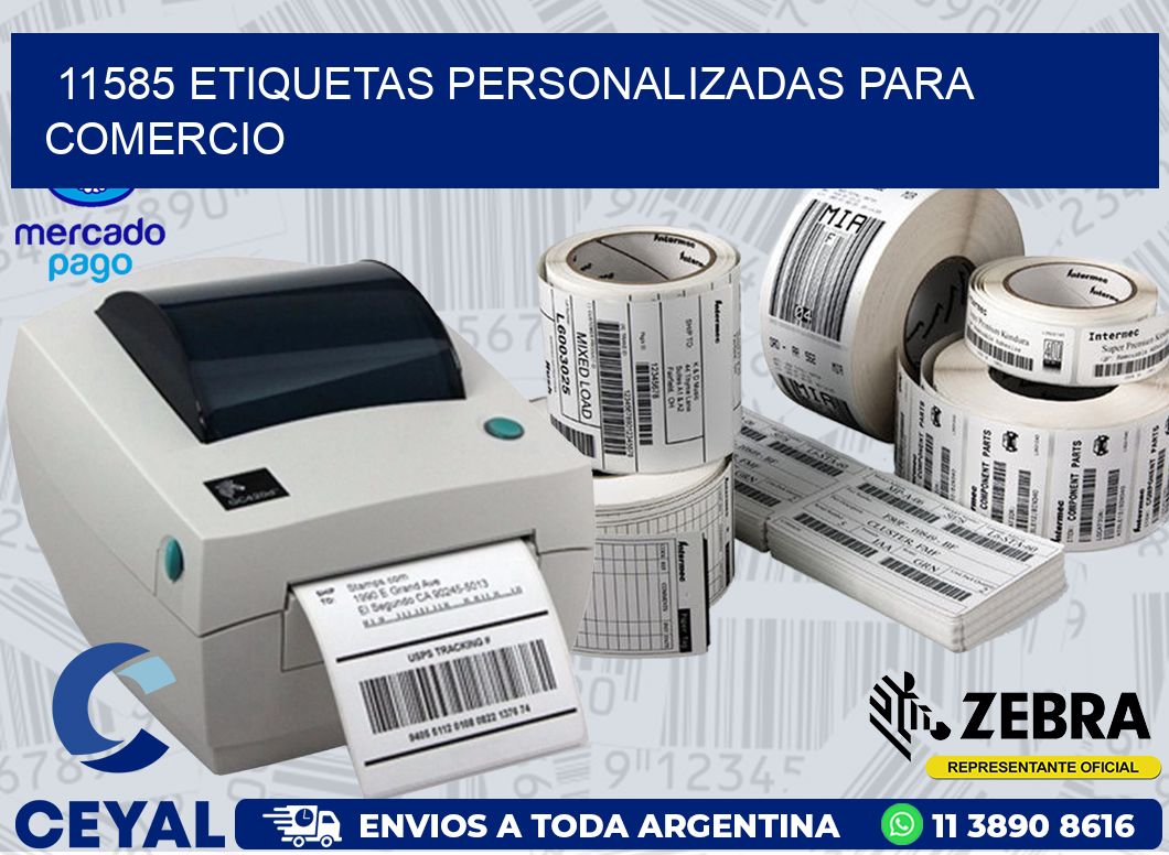 11585 ETIQUETAS PERSONALIZADAS PARA COMERCIO