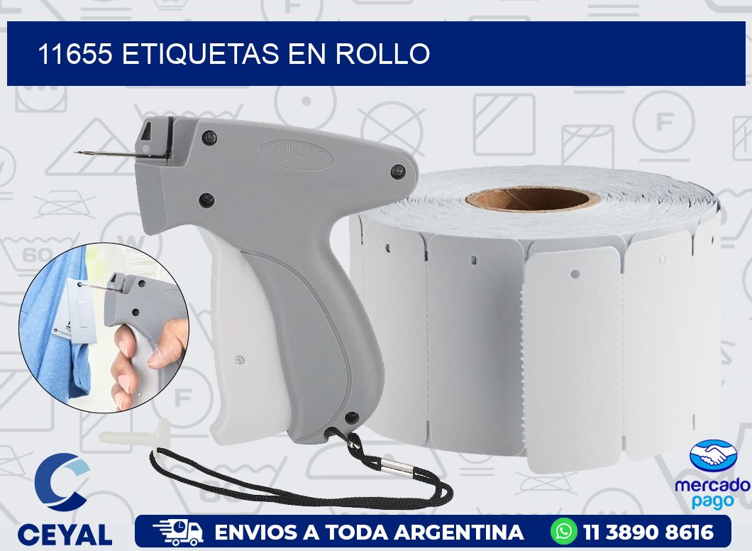 11655 ETIQUETAS EN ROLLO