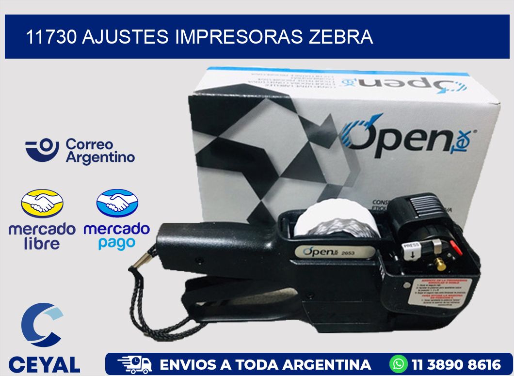 11730 AJUSTES IMPRESORAS ZEBRA