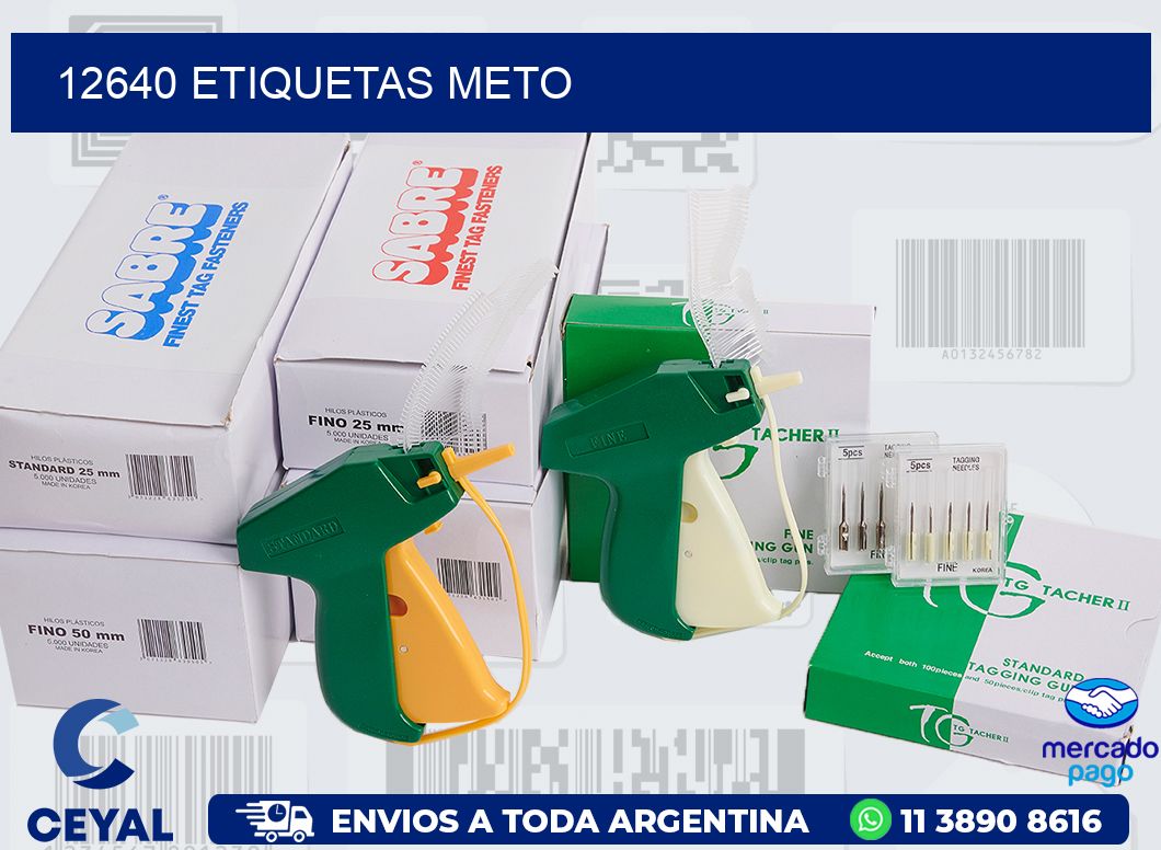 12640 ETIQUETAS METO