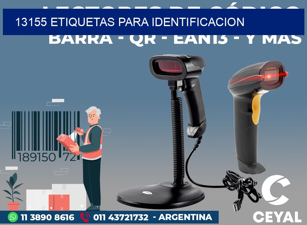 13155 ETIQUETAS PARA IDENTIFICACION