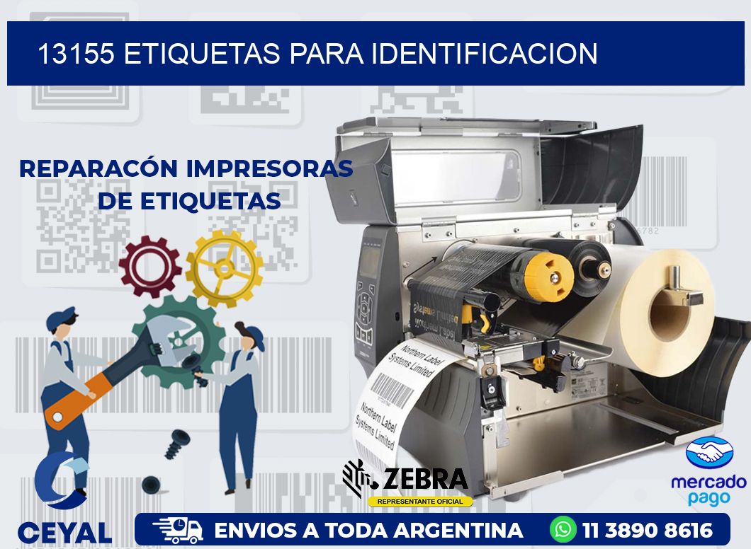 13155 ETIQUETAS PARA IDENTIFICACION