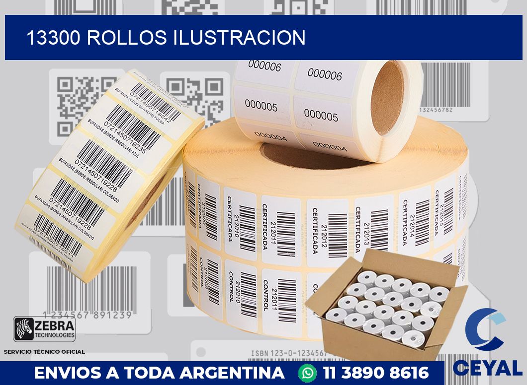 13300 ROLLOS ILUSTRACION