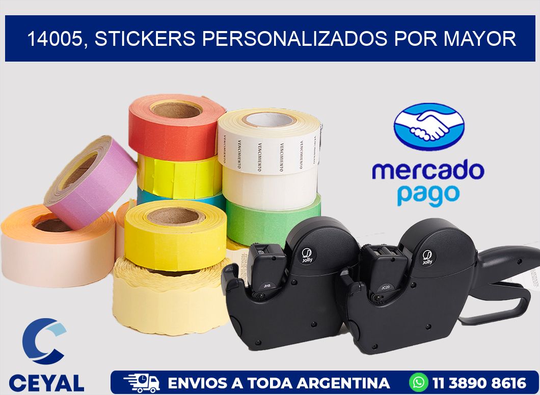 14005, stickers personalizados por mayor