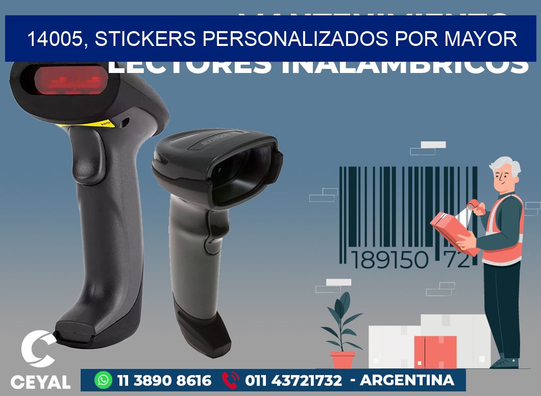 14005, stickers personalizados por mayor