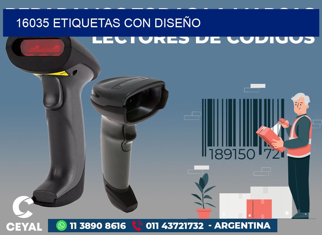 16035 ETIQUETAS CON DISEÑO