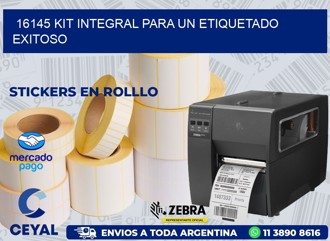 16145 KIT INTEGRAL PARA UN ETIQUETADO EXITOSO