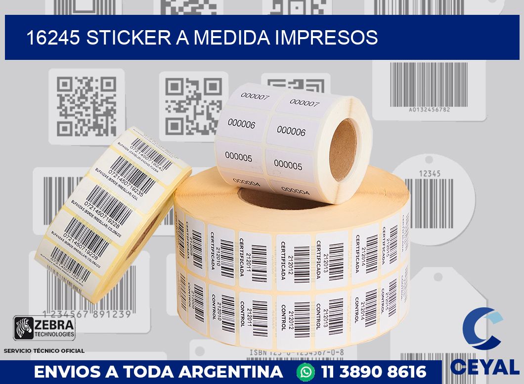 16245 STICKER A MEDIDA IMPRESOS