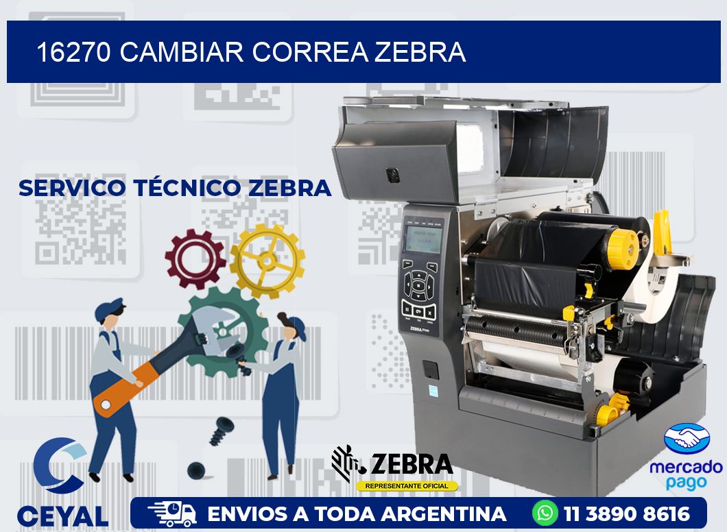 16270 CAMBIAR CORREA ZEBRA