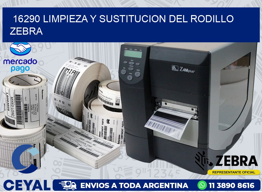 16290 LIMPIEZA Y SUSTITUCION DEL RODILLO ZEBRA