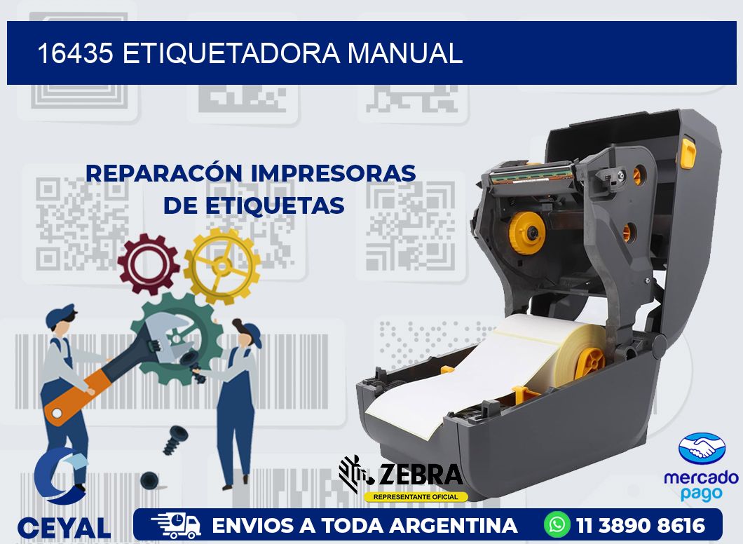 16435 ETIQUETADORA MANUAL