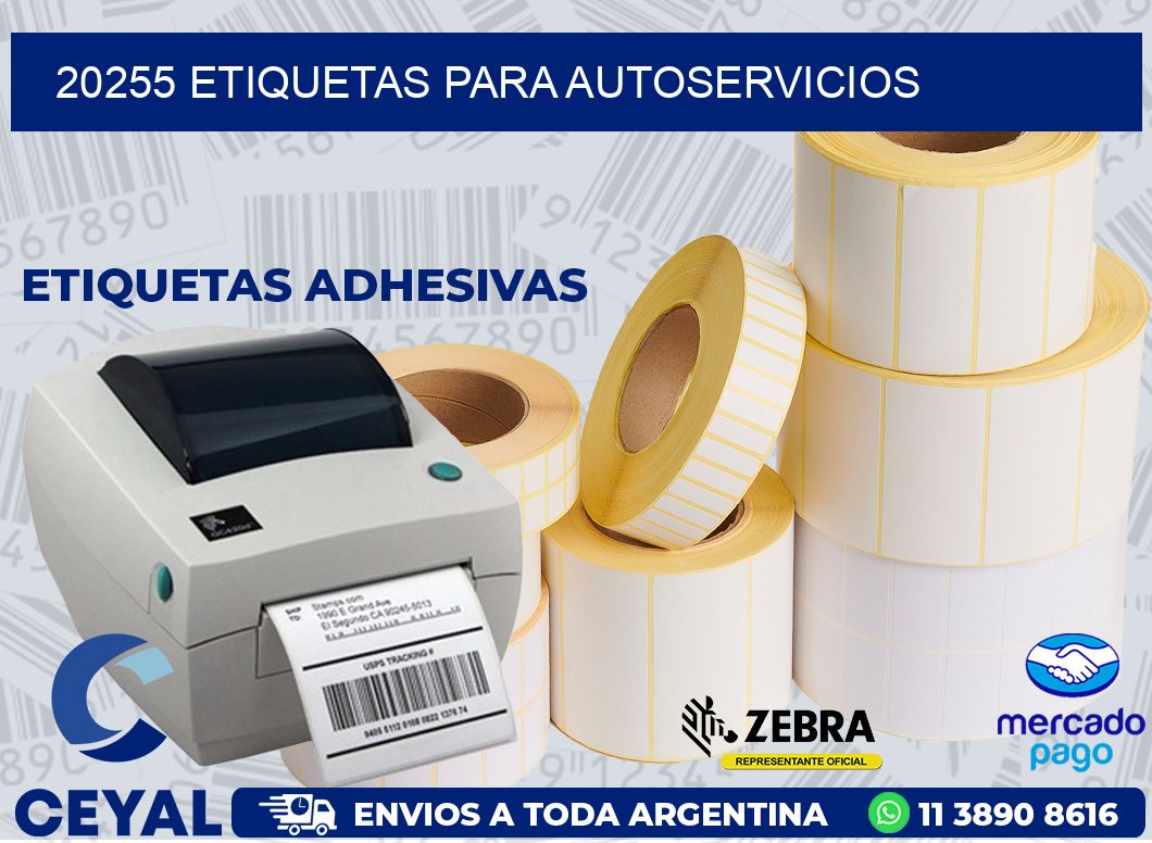 20255 ETIQUETAS PARA AUTOSERVICIOS