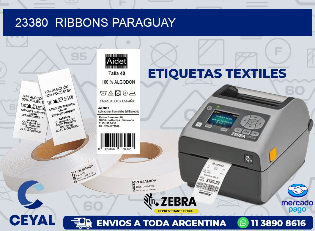 23380  RIBBONS PARAGUAY