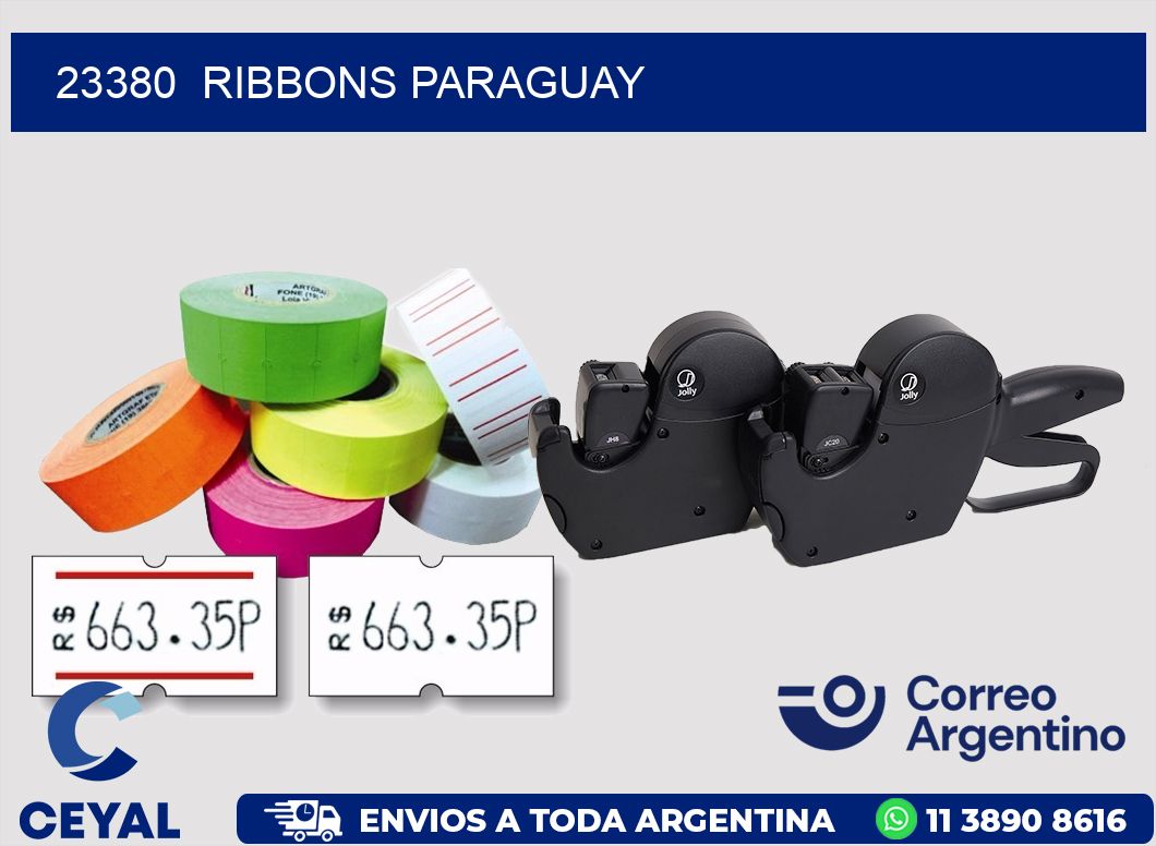 23380  RIBBONS PARAGUAY