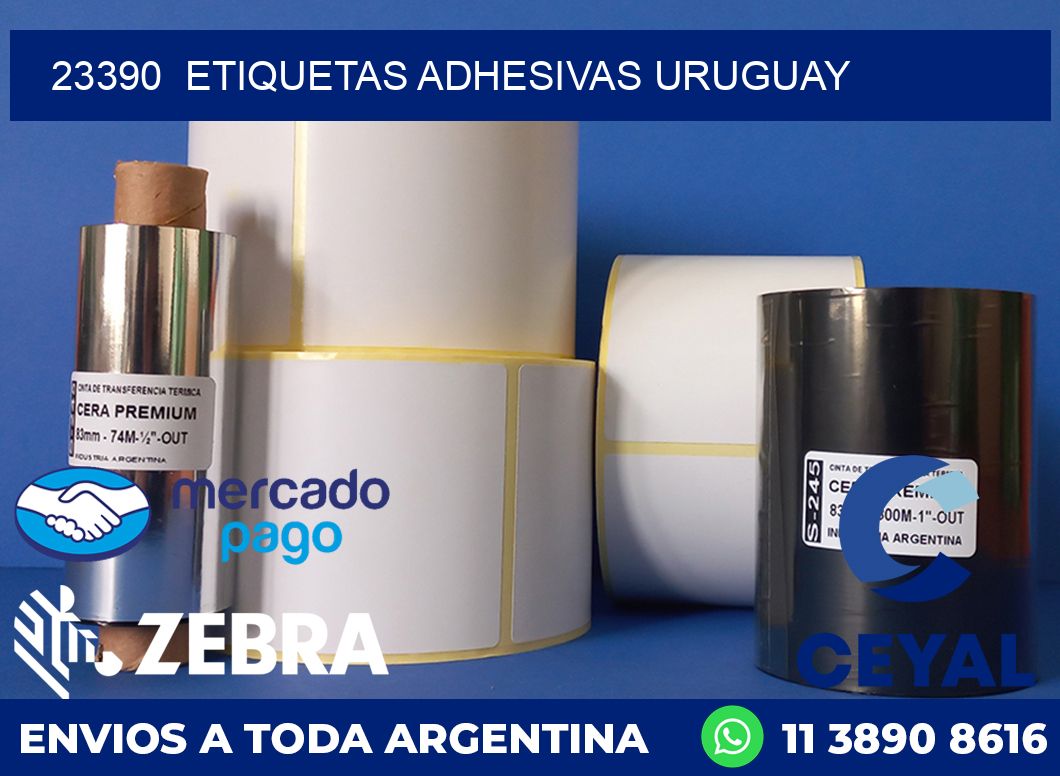 23390  ETIQUETAS ADHESIVAS URUGUAY