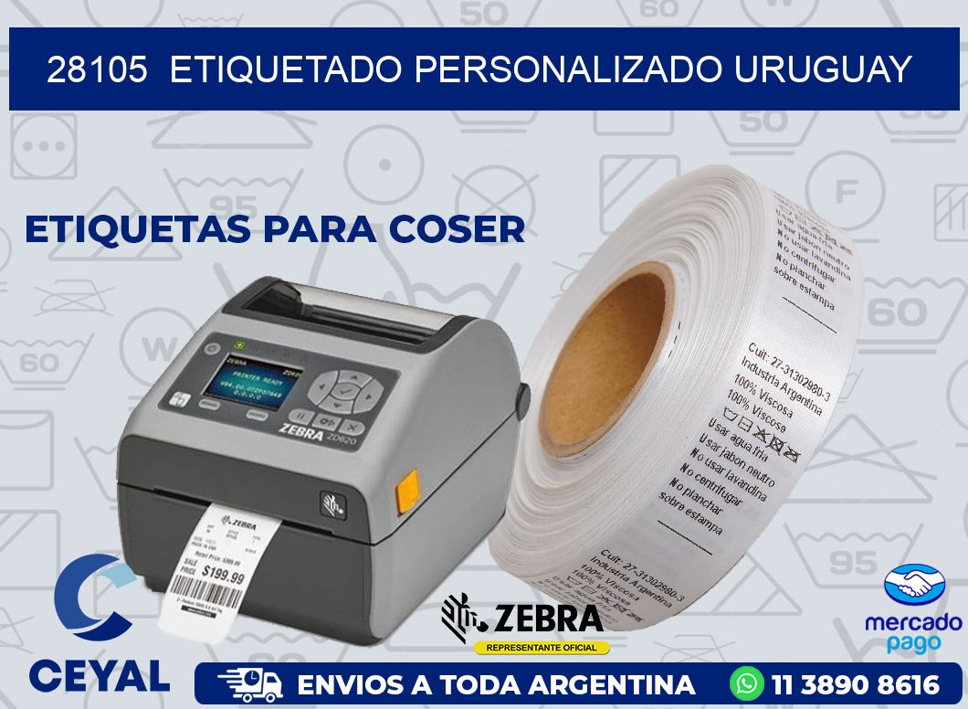 28105  ETIQUETADO PERSONALIZADO URUGUAY