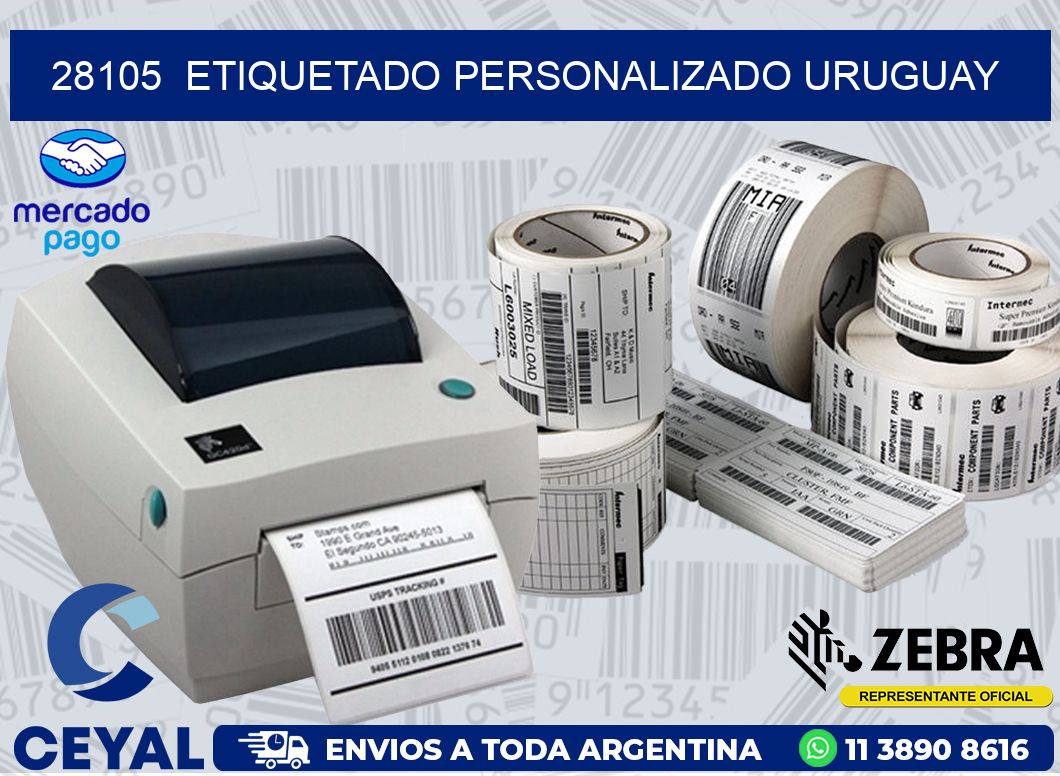 28105  ETIQUETADO PERSONALIZADO URUGUAY