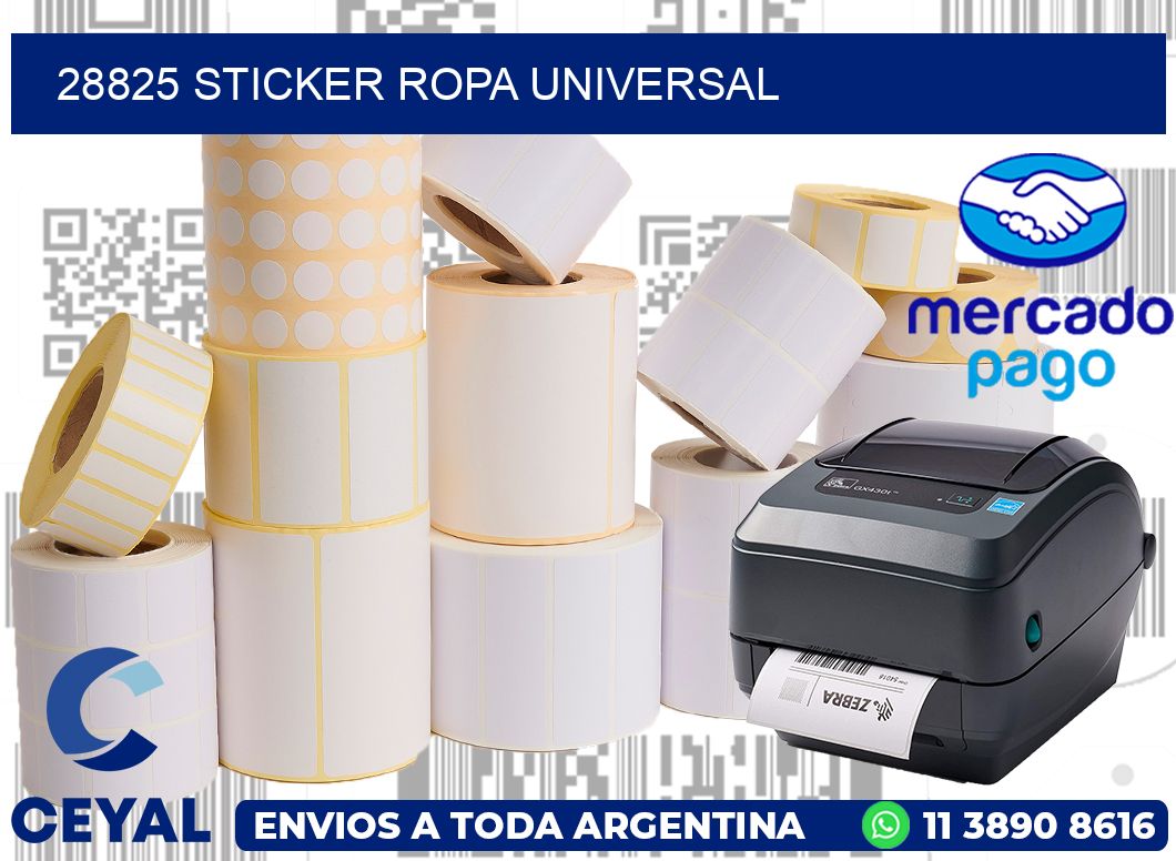 28825 STICKER ROPA UNIVERSAL