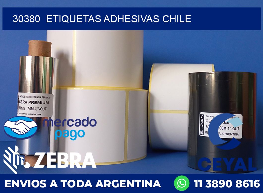 30380  ETIQUETAS ADHESIVAS CHILE